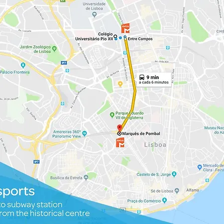 Pensión & Experiences - Entrecampos Lisboa